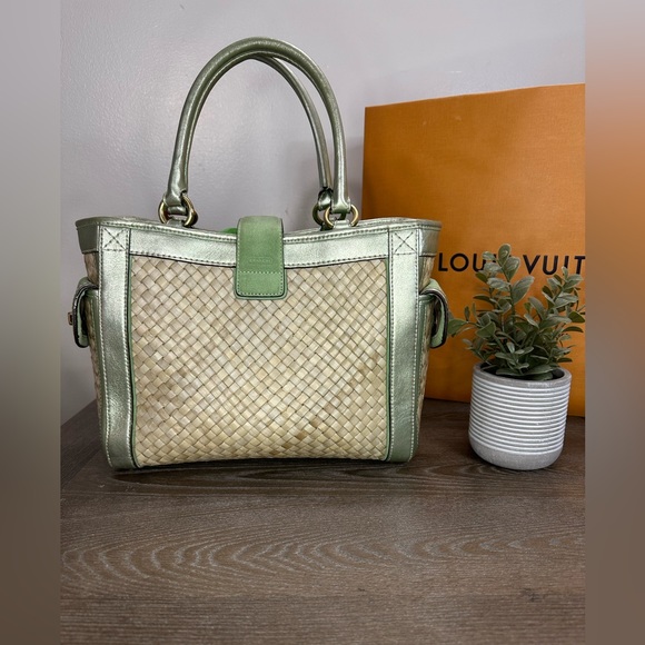 Limited Edition Coach Hand Woven Handbag - Picture 2 of 12